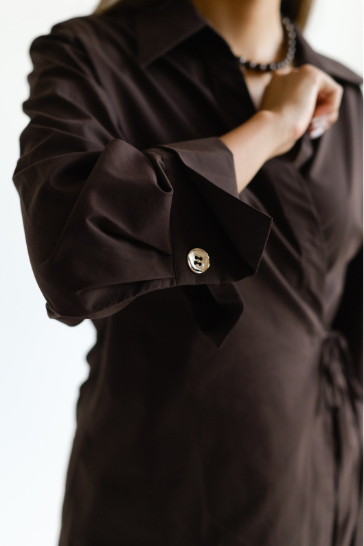 Рубашка с запахом